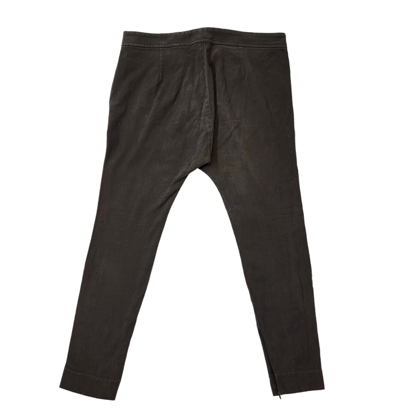 Miss Sixty Y2K Pleat Brown Skinny Vintage Trousers Women's Size 18/20 W36-38 L28