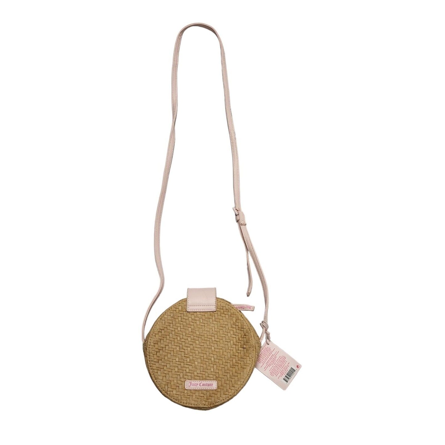 Juicy Couture Beige Straw Vintage Hand Bag / Shoulder Bag Uk Women's 7" x 7"