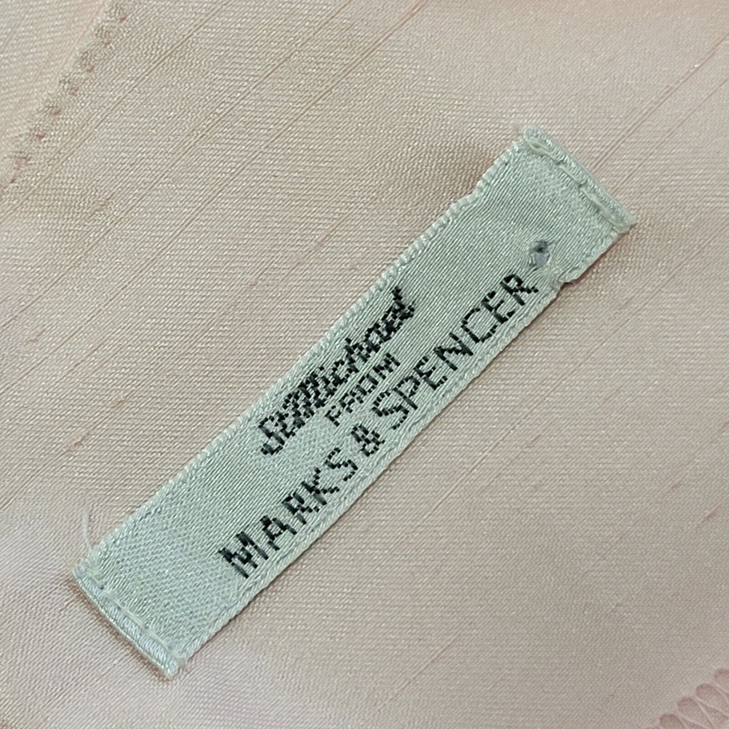 M&S Vintage 90s Pink Floral Sleeveless Dress Uk Girl's Age 14 W28-32