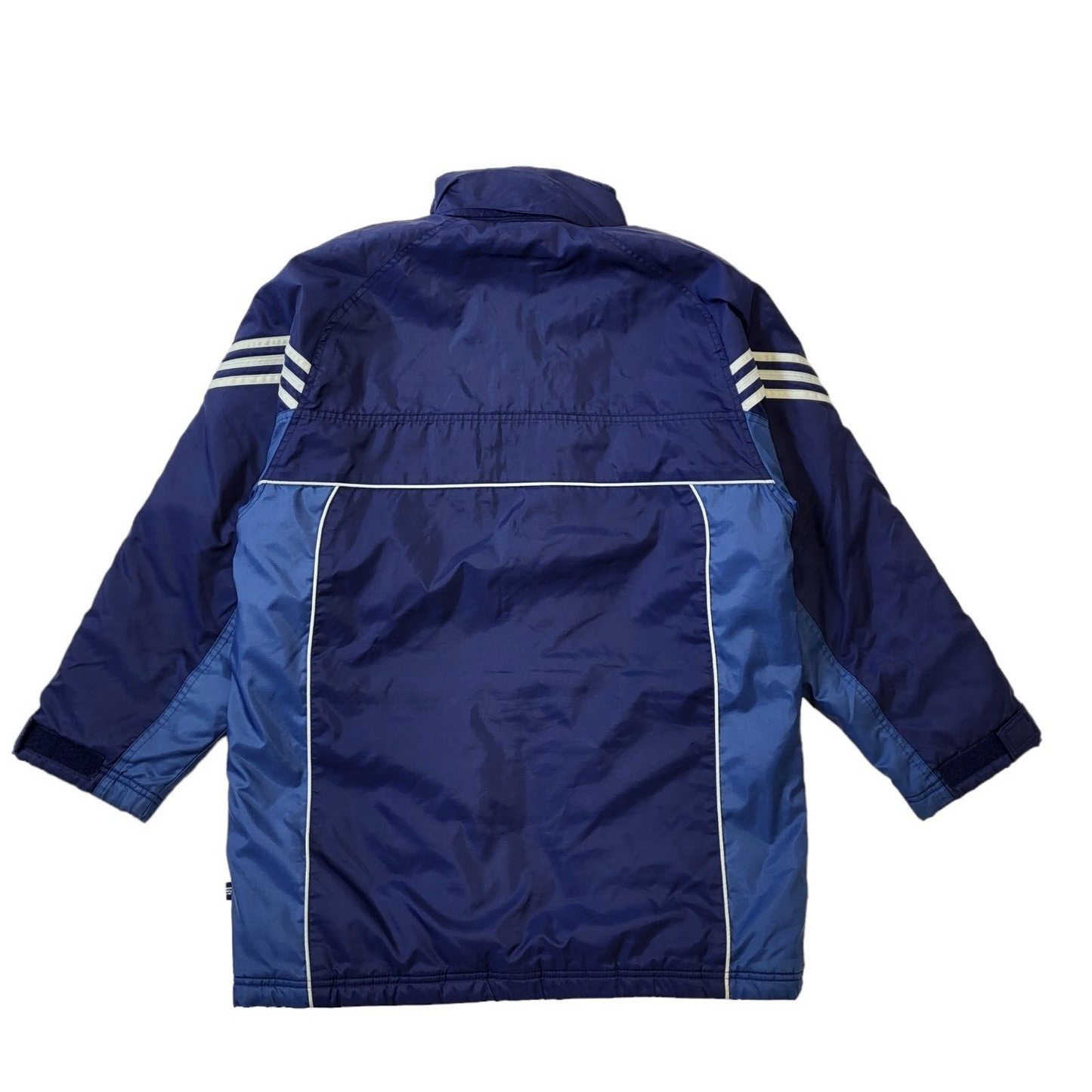 Adidas 90s Vintage Navy Blue Over-sized Windbreaker Jacket Men's Size S-M