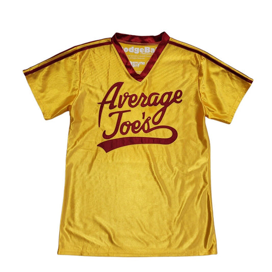 Costume Agent Vintage Y2k Yellow Dodge Ball Shirt Uk Men's Size M