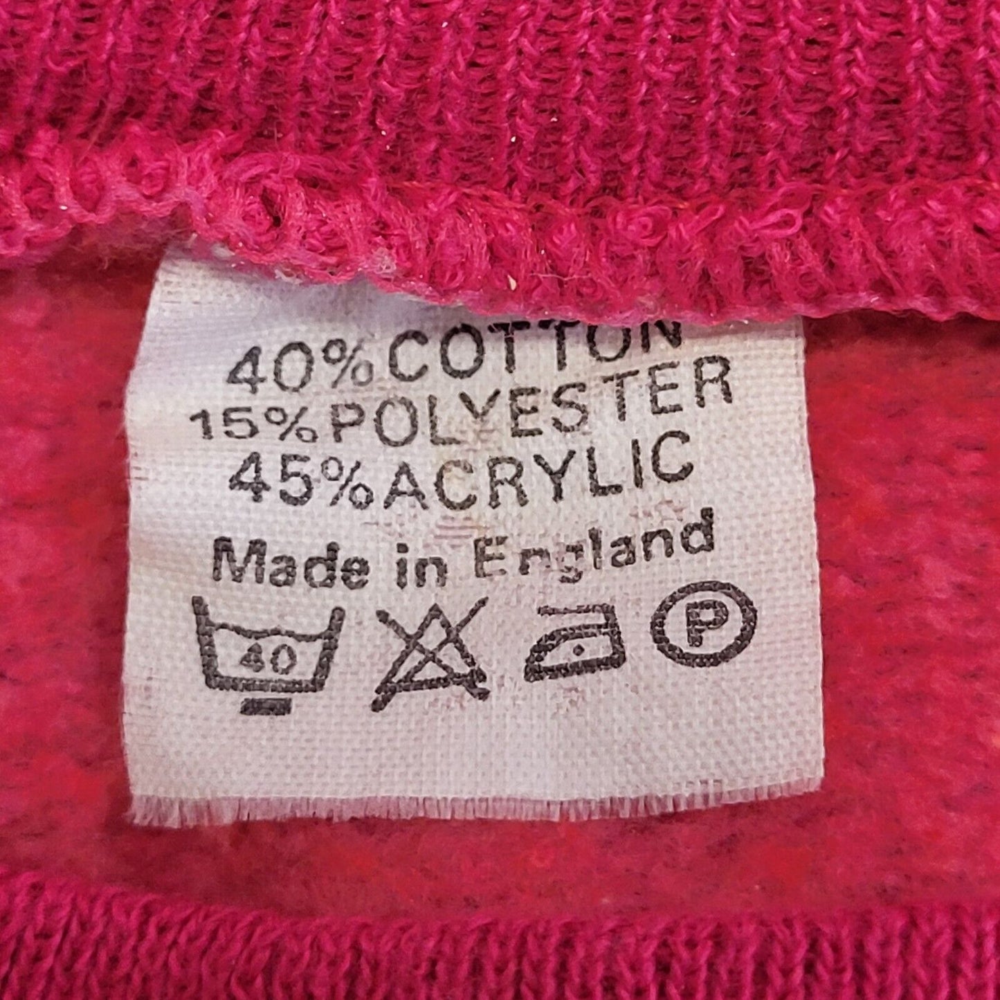 Vintage 80s Pink Owl print Sweatshirt Women's Size L