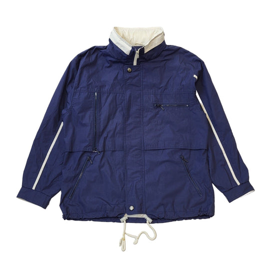 London Fog Vintage 90s Navy Blue Zip Up Lightweight Jacket Men's Size M