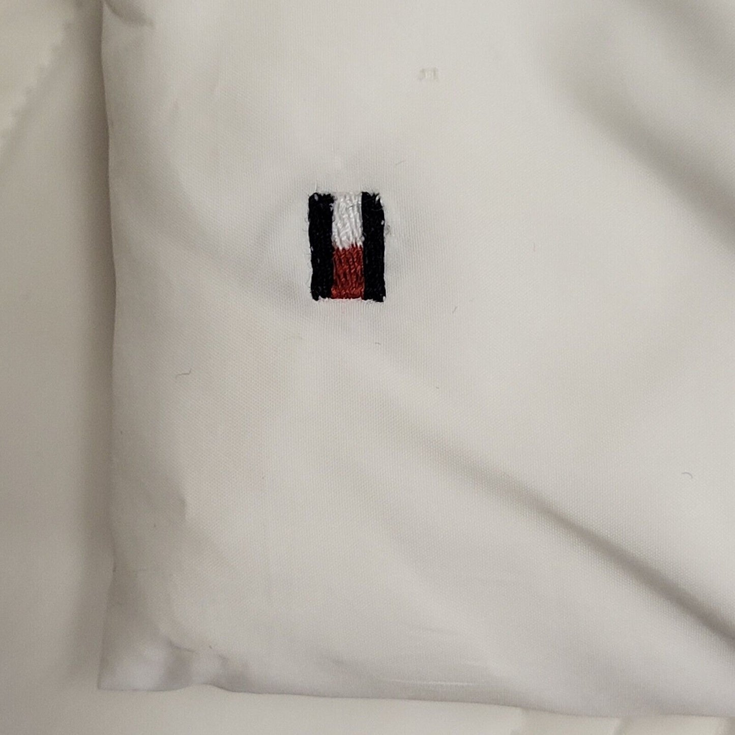Tommy Hilfiger Vintage Y2K White Snap & Zip Jacket Womens UK Size S