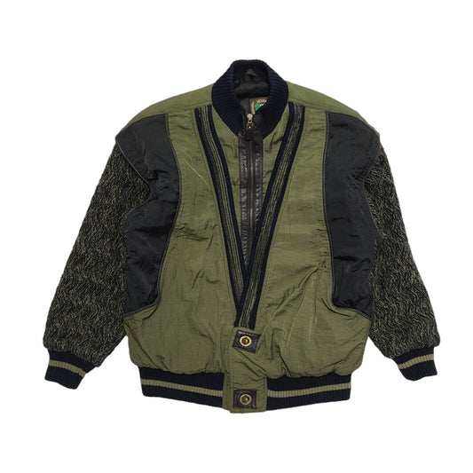 Emos Vintage 80s Green Full Zip Jacket Uk Men's Size XL