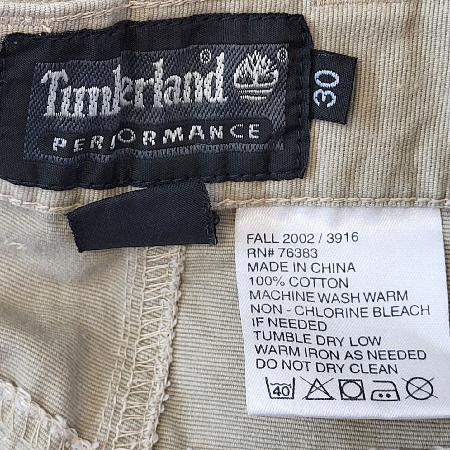 Timberland 90s Vintage Beige Straight Denim Jeans Men's Size S W30 L32