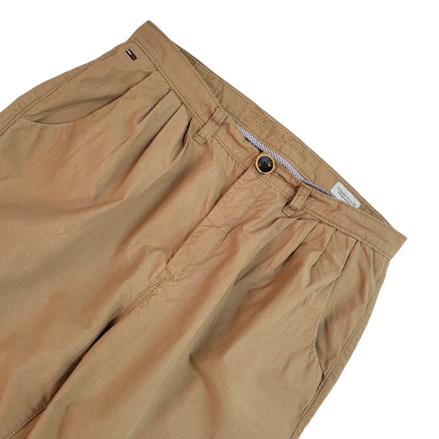 Tommy Hilfiger Vintage 90's Brown Tapered Trousers Women's Size 12 W30 L29