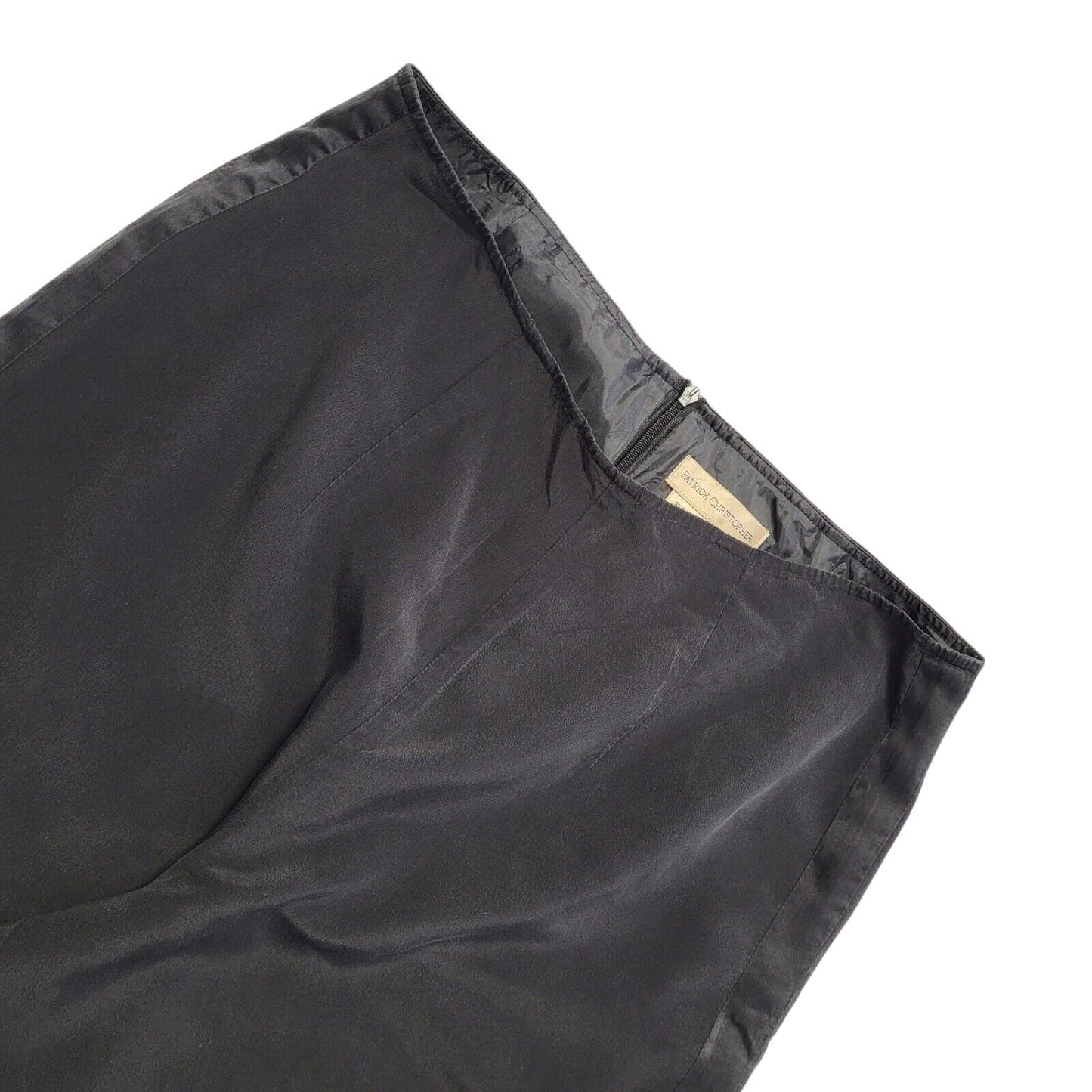 Patrick Christopher Vintage 90's Black Dress Trousers Uk Women's 10 W28 L30
