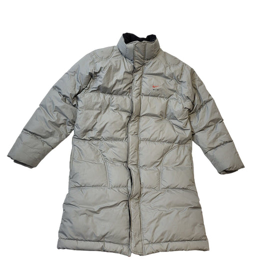 Nike Y2K Grey Longline Puffer Coat Men's Size Medium