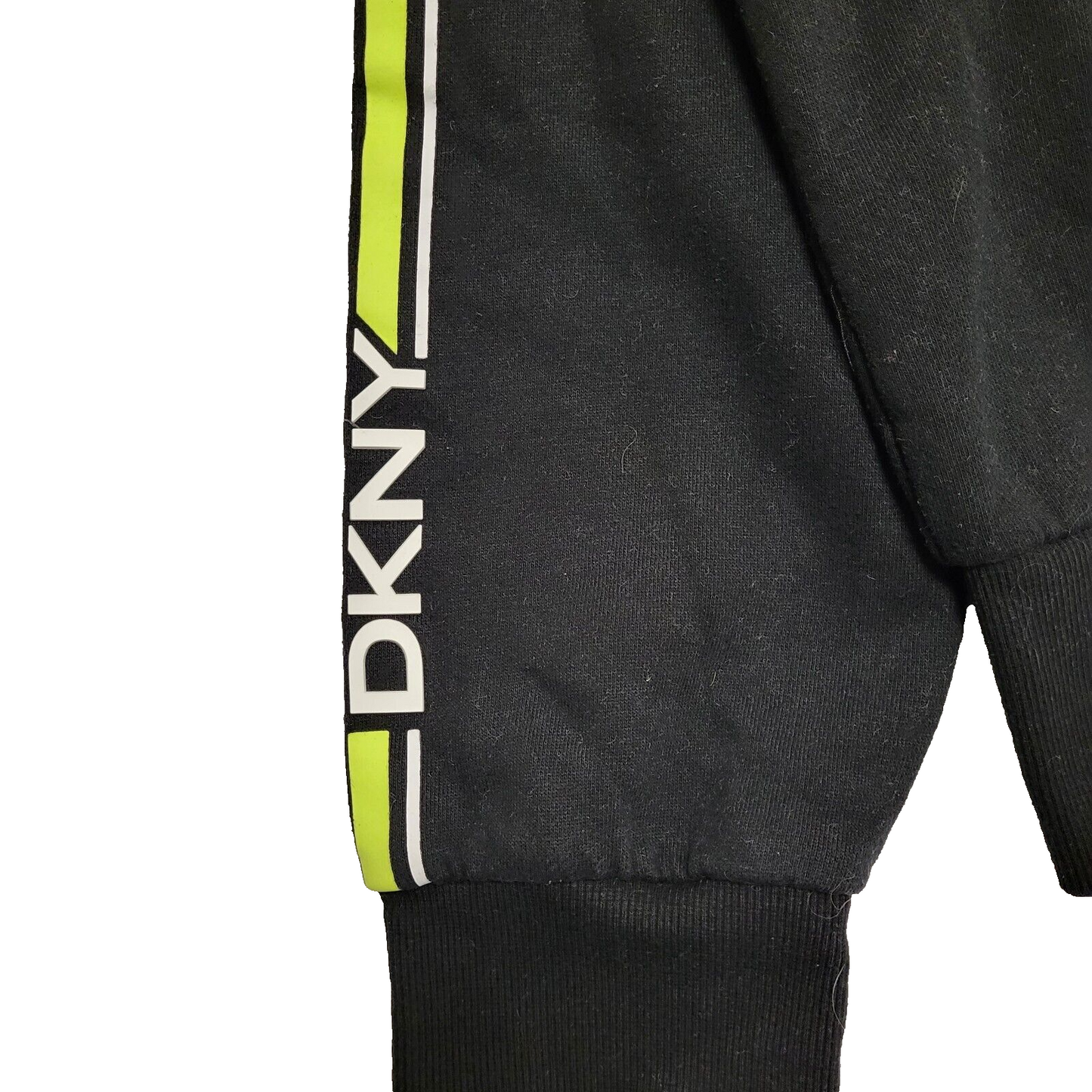 DKNY Black Cropped Hoodie UK Women's Size Large