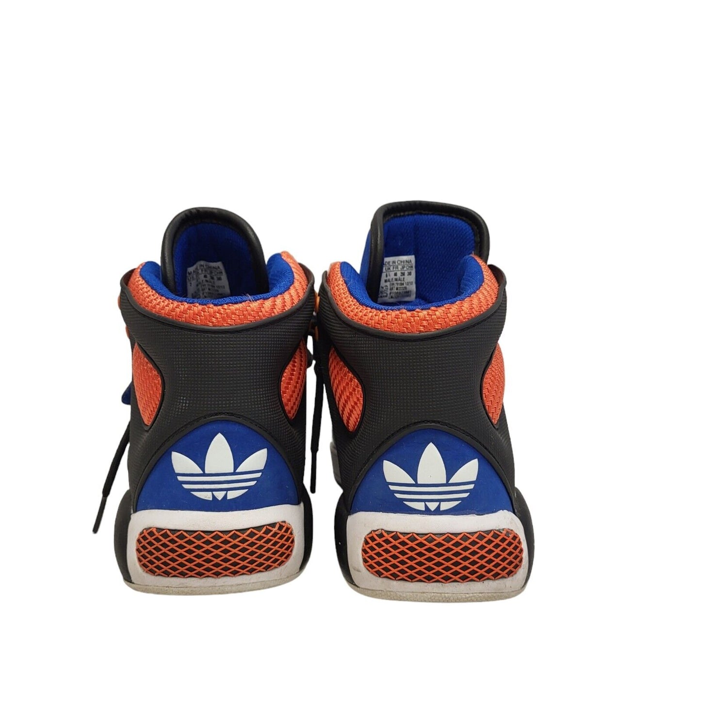 Adidas New York Knicks Blue HI Top Leather Men's Trainers Uk 6.5