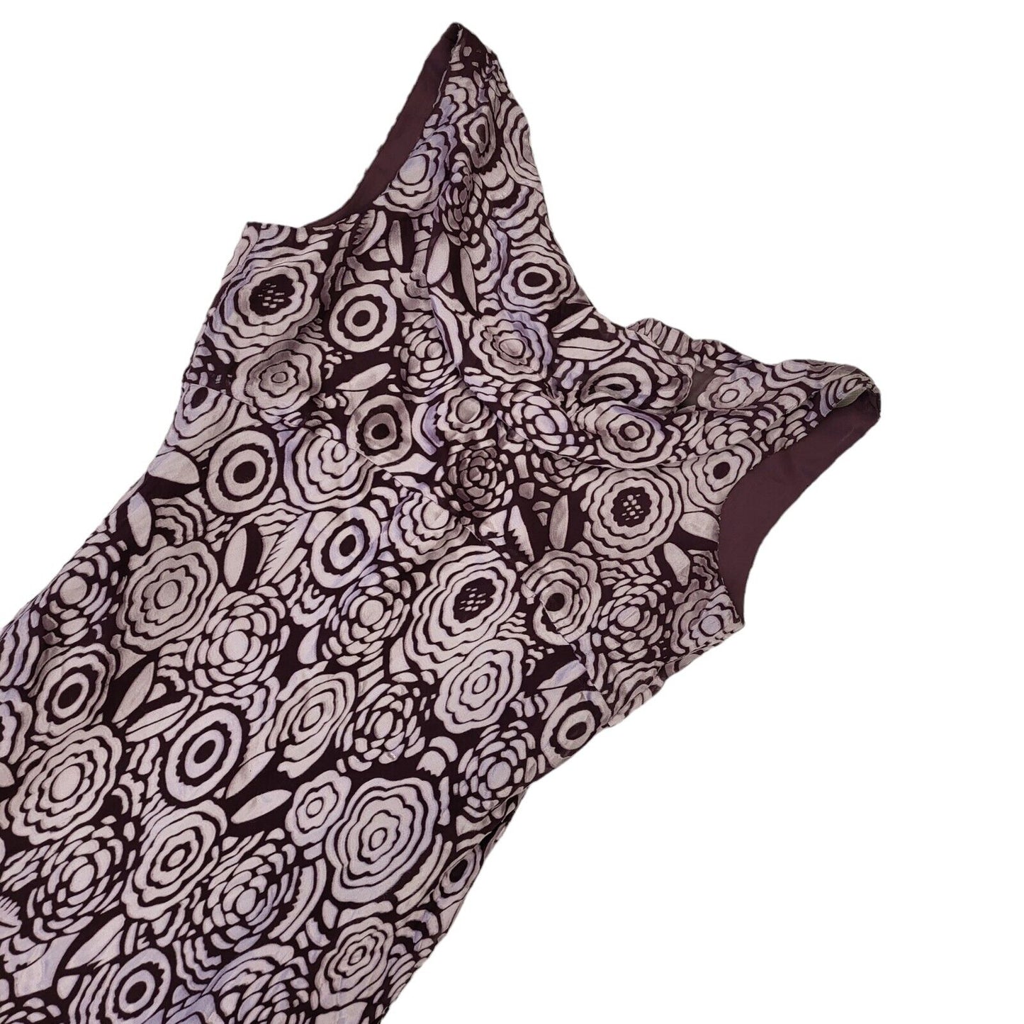 Precis Petite Vintage 90s Purple Sleeveless Dress Uk Women's Size 12