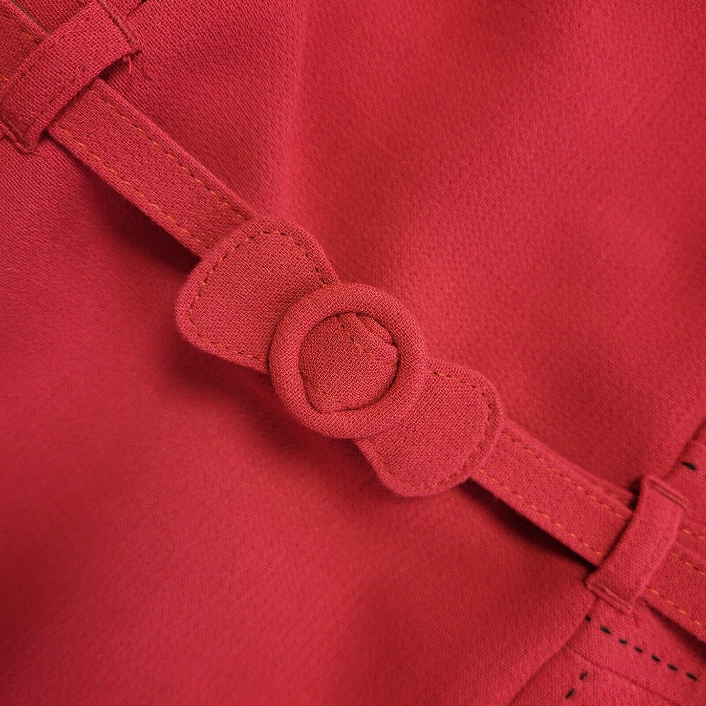 Marks & Spencer Petite Vintage 90's Pink Square Neck Dress Uk Women's Size 10