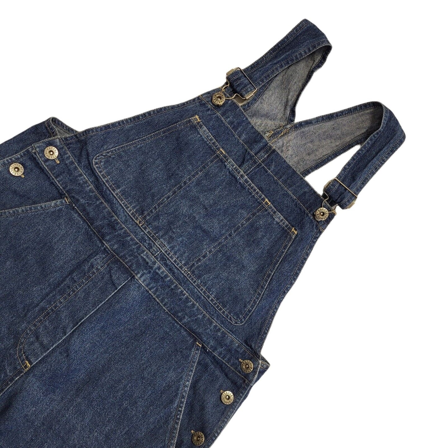 The Trader Dark Blue Strapped Denim Dress Uk Women's 12 W30