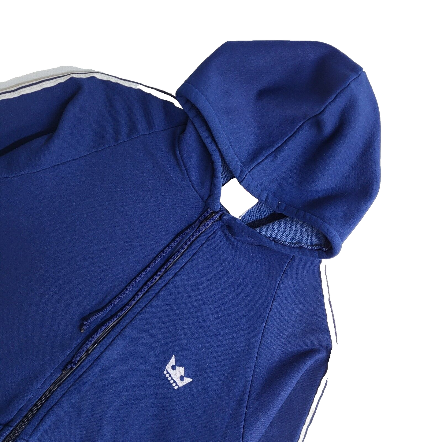 Utesome Blue Vintage Y2K Full Zip Hoodie UK Boy's Size M
