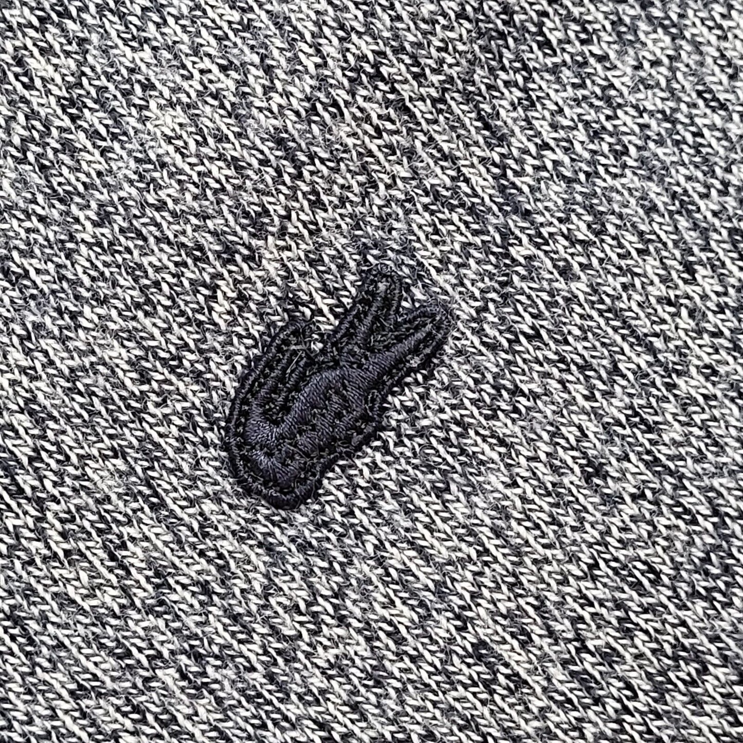 Lacoste Vintage 90's Grey V-Neck Jumper UK Men's Size Small