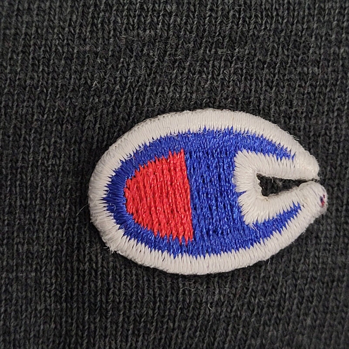 Champion USA Black Crew Neck Y2k Sweatshirt Uk Men's Size Large
