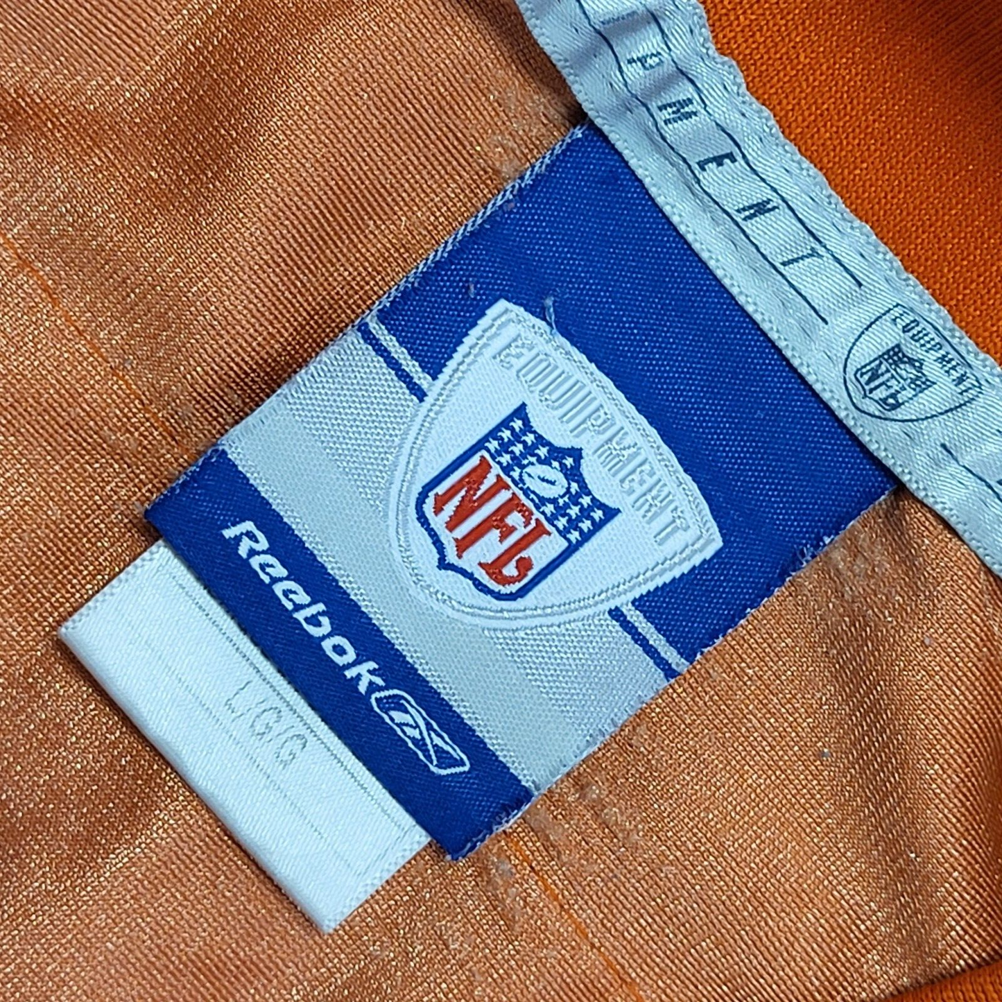 Reebok Orange No.87 Muhammad NFL American Football Jersey UK Men's Size L