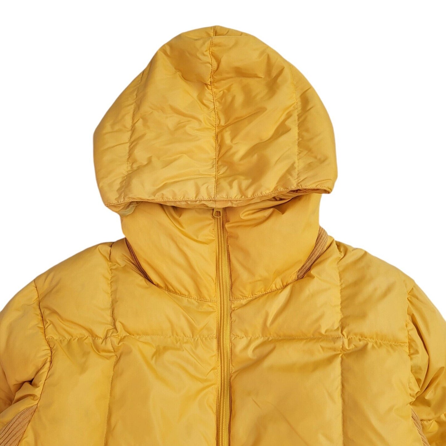 American Scene Vintage 90's Yellow Full Zip Hooded Jacket UK Men's Size S