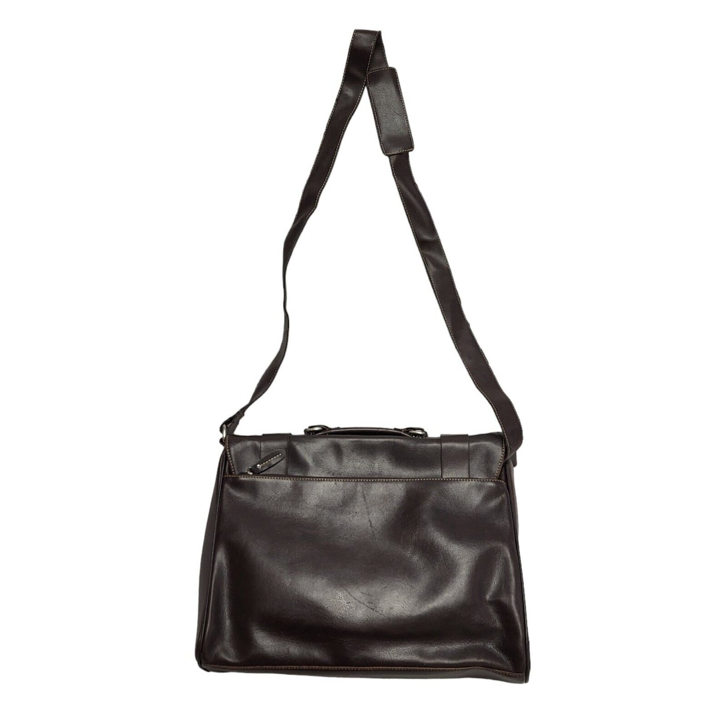 Telon Polo Brown Leather Hand Bag / Shoulder Bag Uk Women's 13.5" x 14.5"