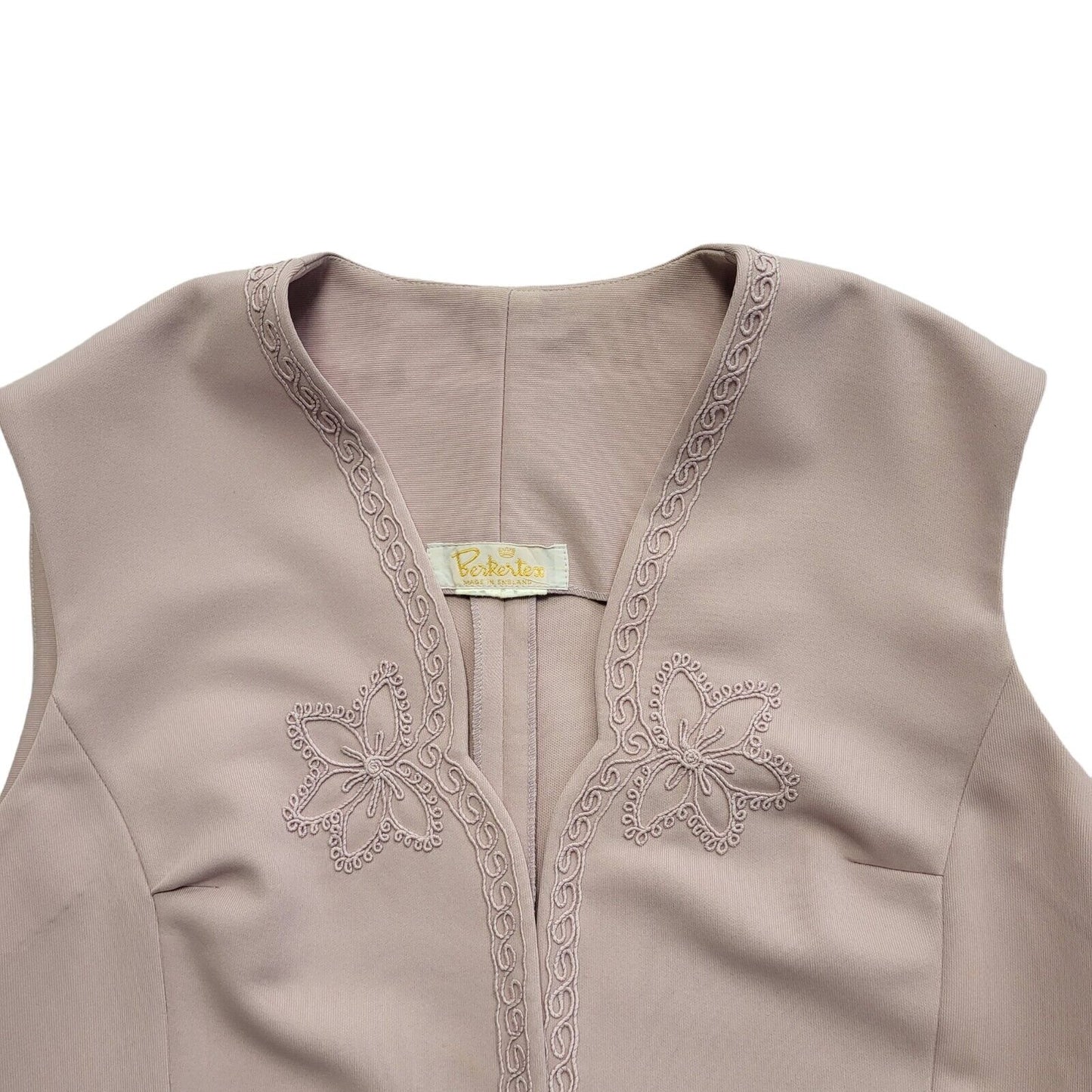 Berkertex Pink Open Front Gilet Uk Women's Size 14
