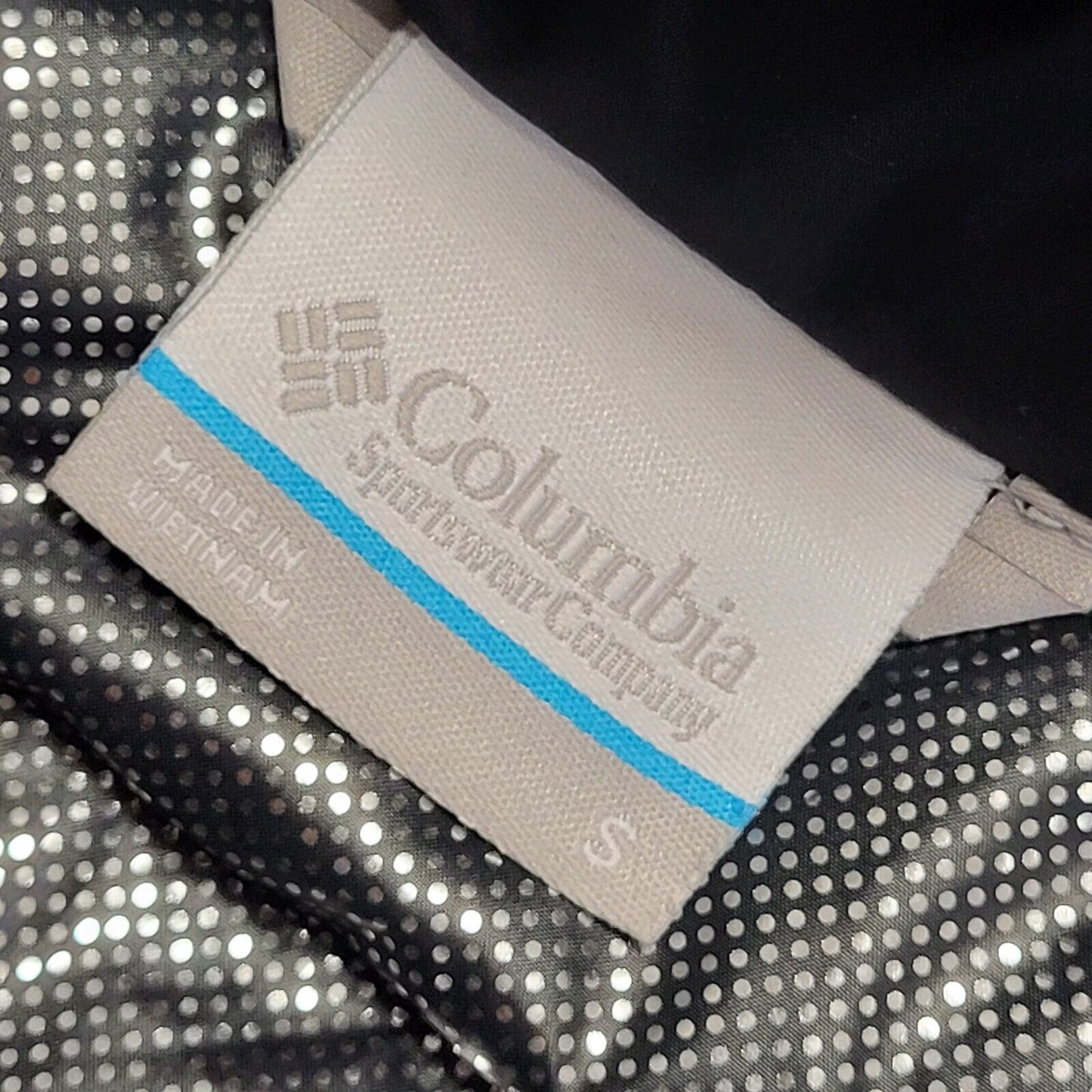Columbia Black Zipped Hooded Jacket Uk Women's Size Small