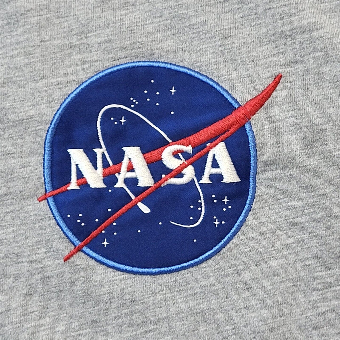 Alpha Industries Grey Nasa Crew Neck T-Shirt Men's UK Size Small