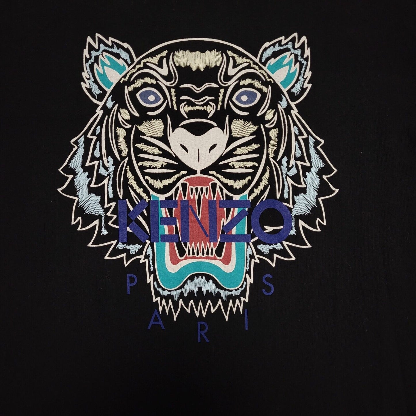 Kenzo Paris Y2K Black Short Sleeve T-Shirt Men's Size Large