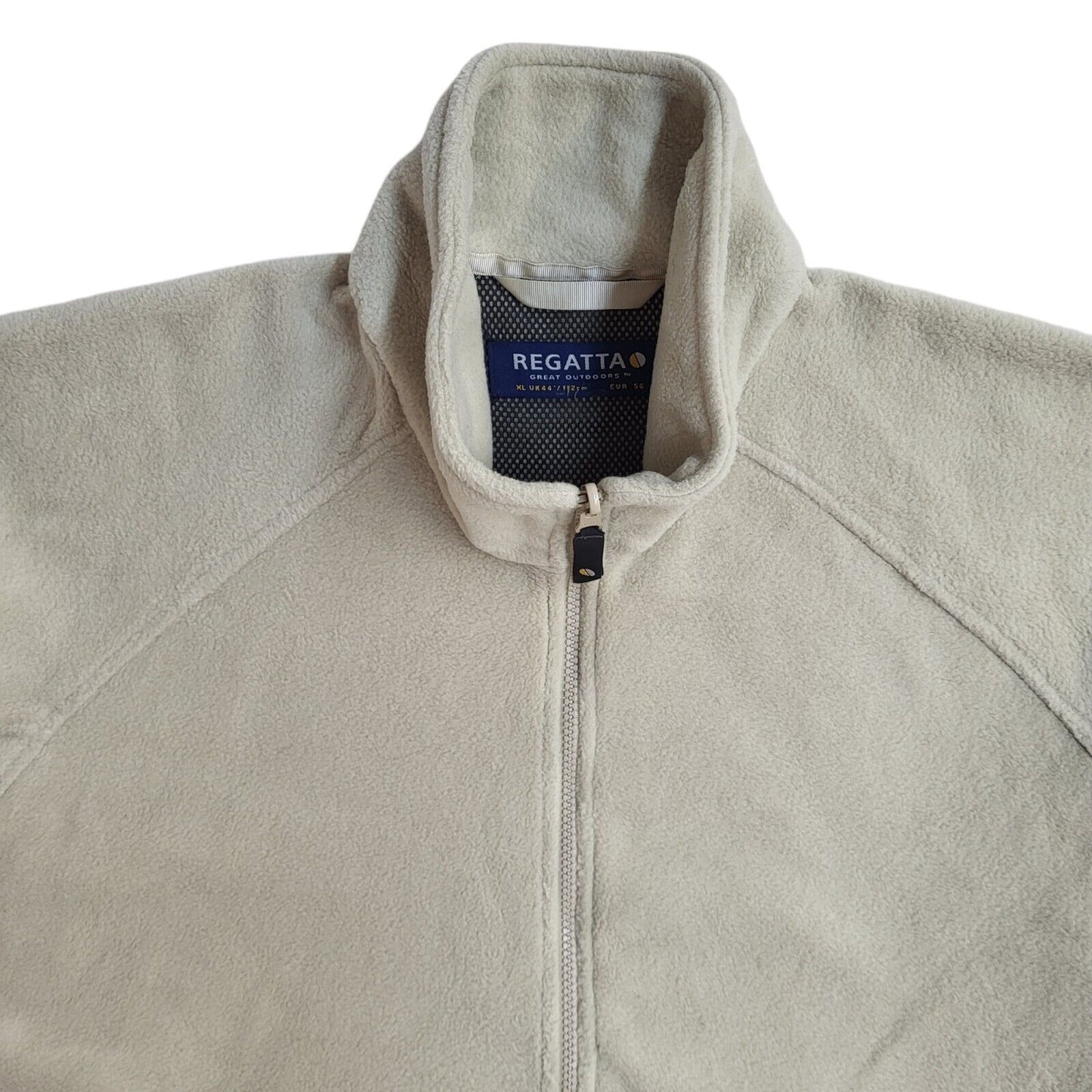 Regatta Vintage 80s Light Green Hiking Fleece Jacket Uk Men's Size XL