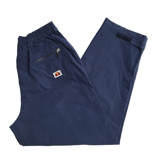 Ellesse Blue Vintage 90's Tapered Leg Trousers UK Men's Size XL W36 L29