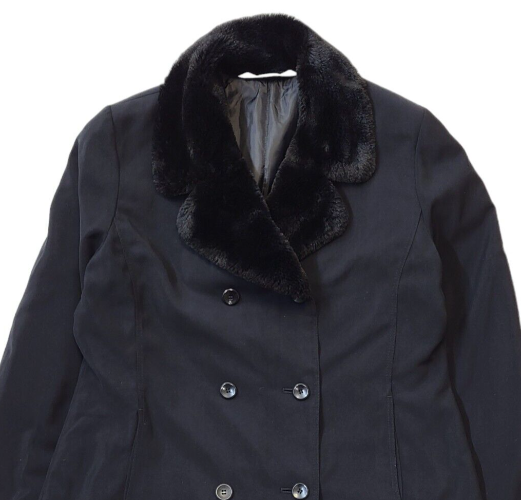 M&S St Michael 90s Double Breasted Coat Uk Women's Size 12