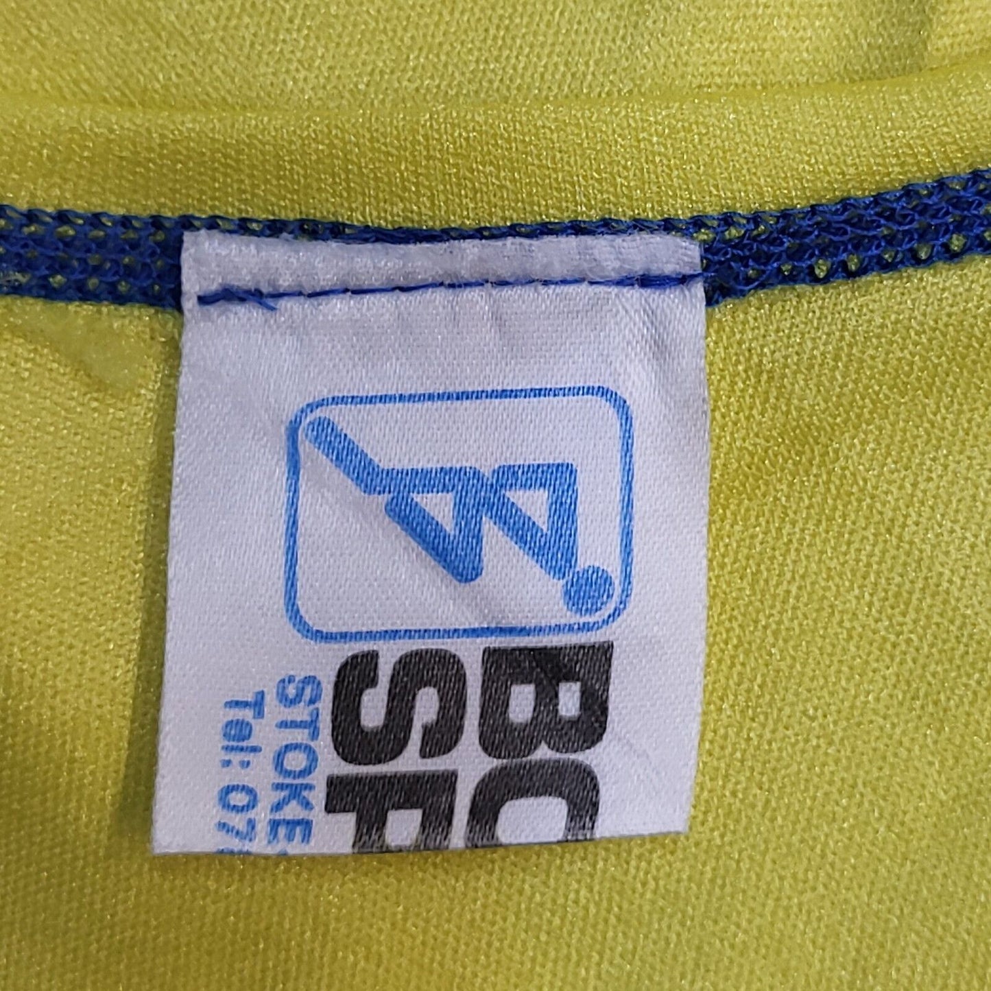 Winkles Club 1986 Vintage Yellow & Blue Vest Top Boy's Size M