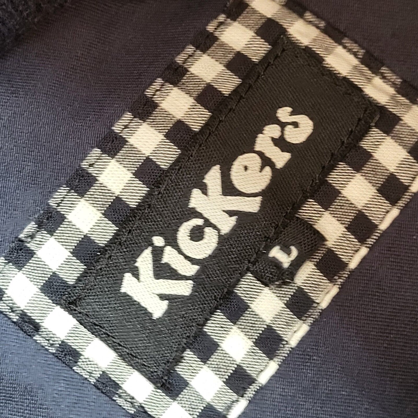 Kickers Vintage 80s Navy Blue Button-Up Bomber Jacket Uk Men's Size Large
