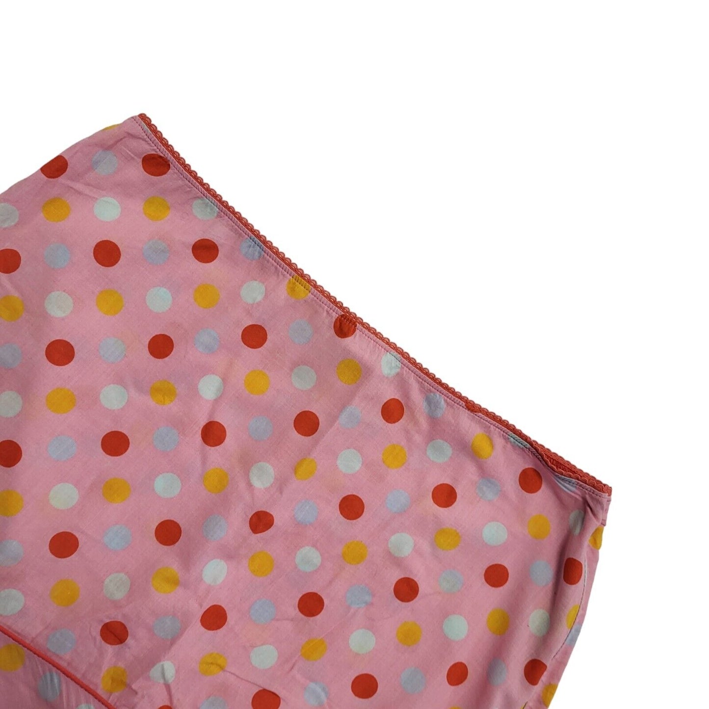 Kookai Vintage Y2K Pink Polka Dot Trumpet Skirt Zip Up Womens UK Size 10
