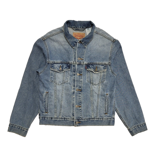 Levi's Vintage 90's Blue Button Up Collared Denim Jacket Men's UK Size M