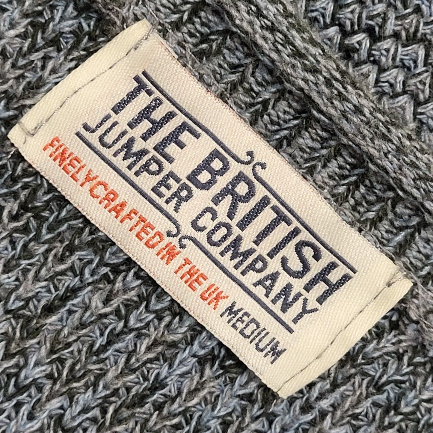 The British Jumper Vintage 90s Blue Crew Neck Jumper Uk Men's Size M