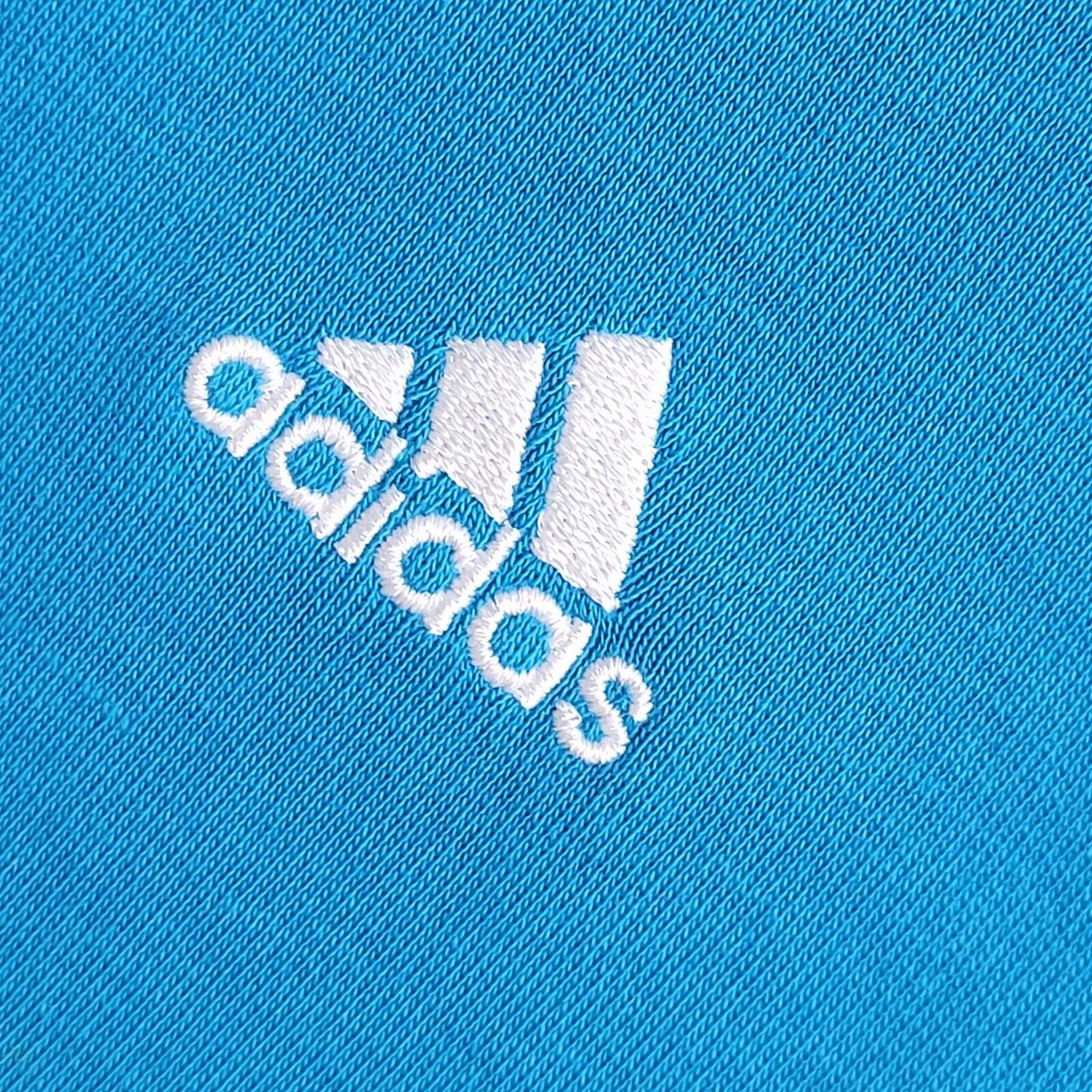 Adidas Turquoise Blue Zipped Sweatshirt Hoodie UK Women's Size 12