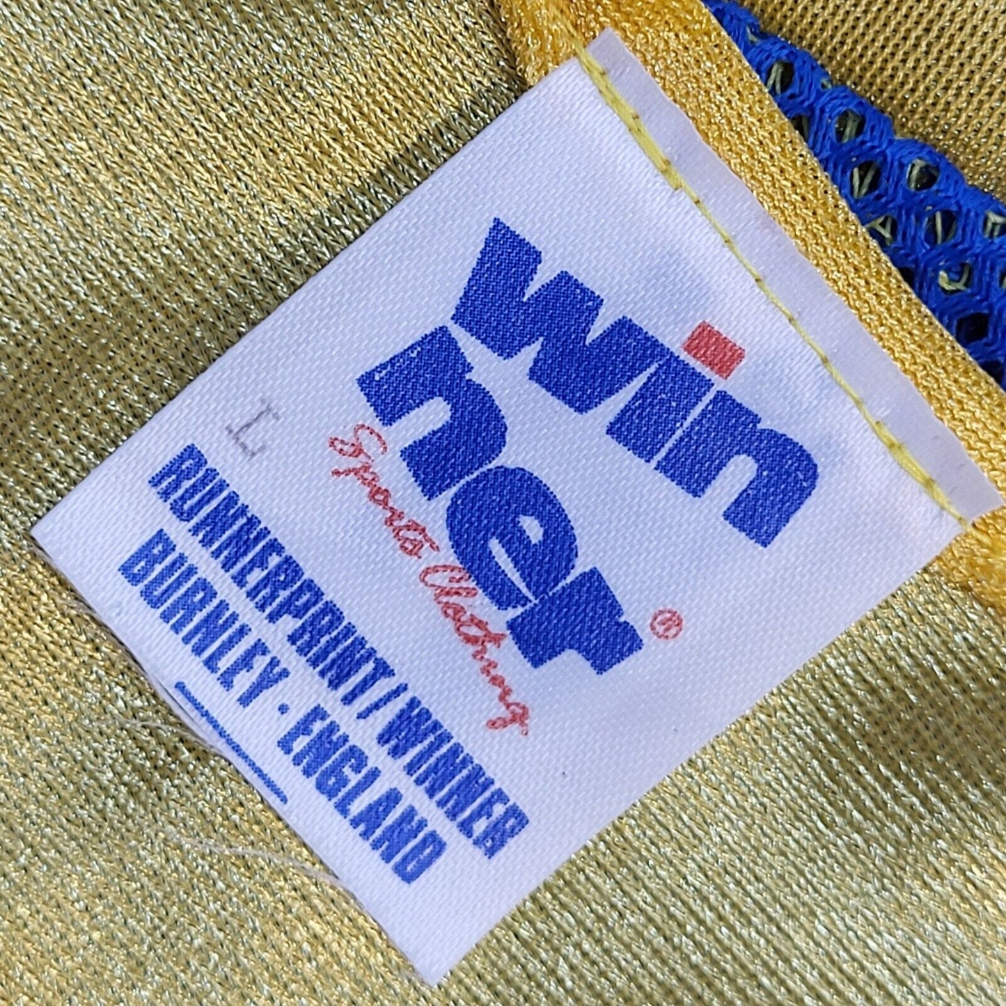 Winner Winkles Club 1991 Vintage Yellow & Blue Vest Top Boy's Size L