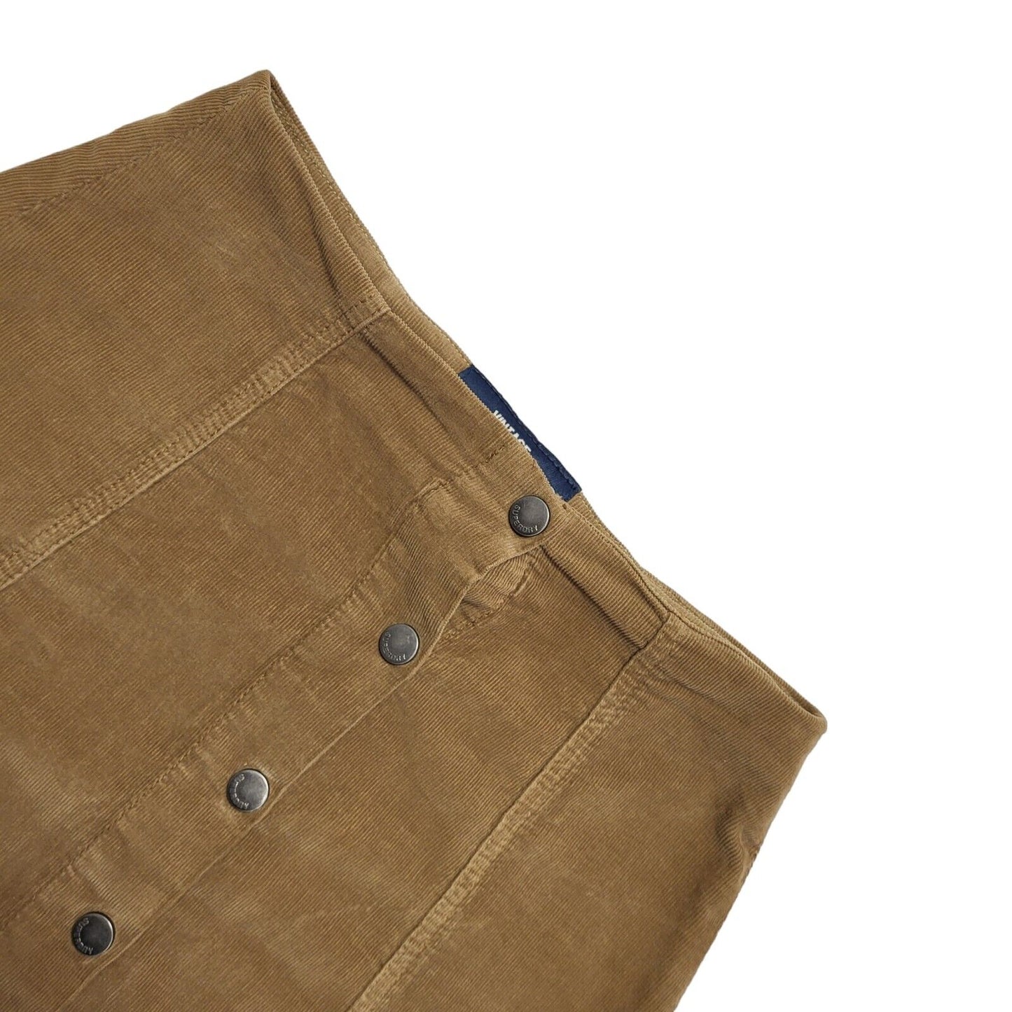 Superdry Modern Brown Corduroy Button Front Skirt Womens UK Size S W26