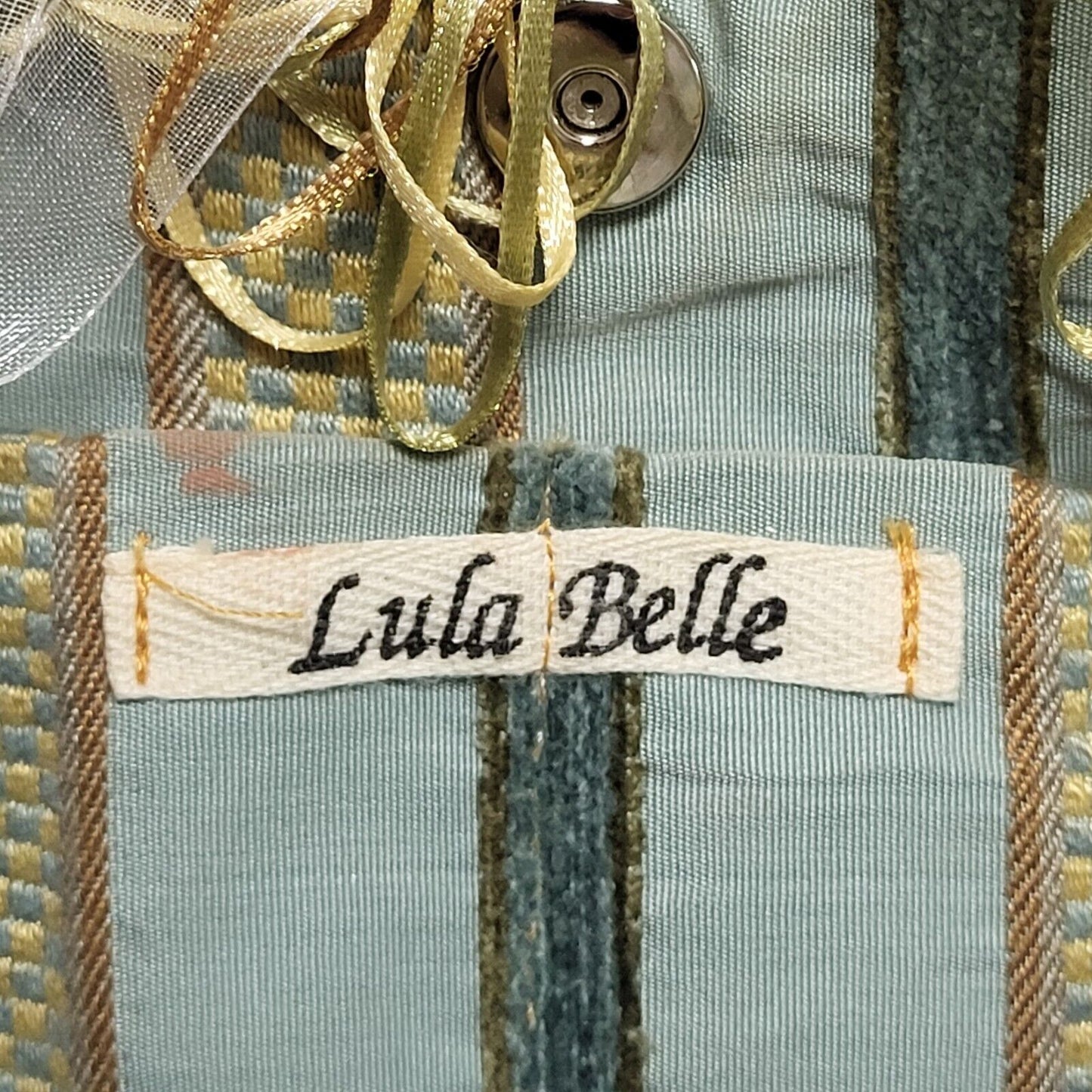 Lula Belle Brown Vintage Hand Bag / Shoulder Bag Uk Women's 7" x 10"