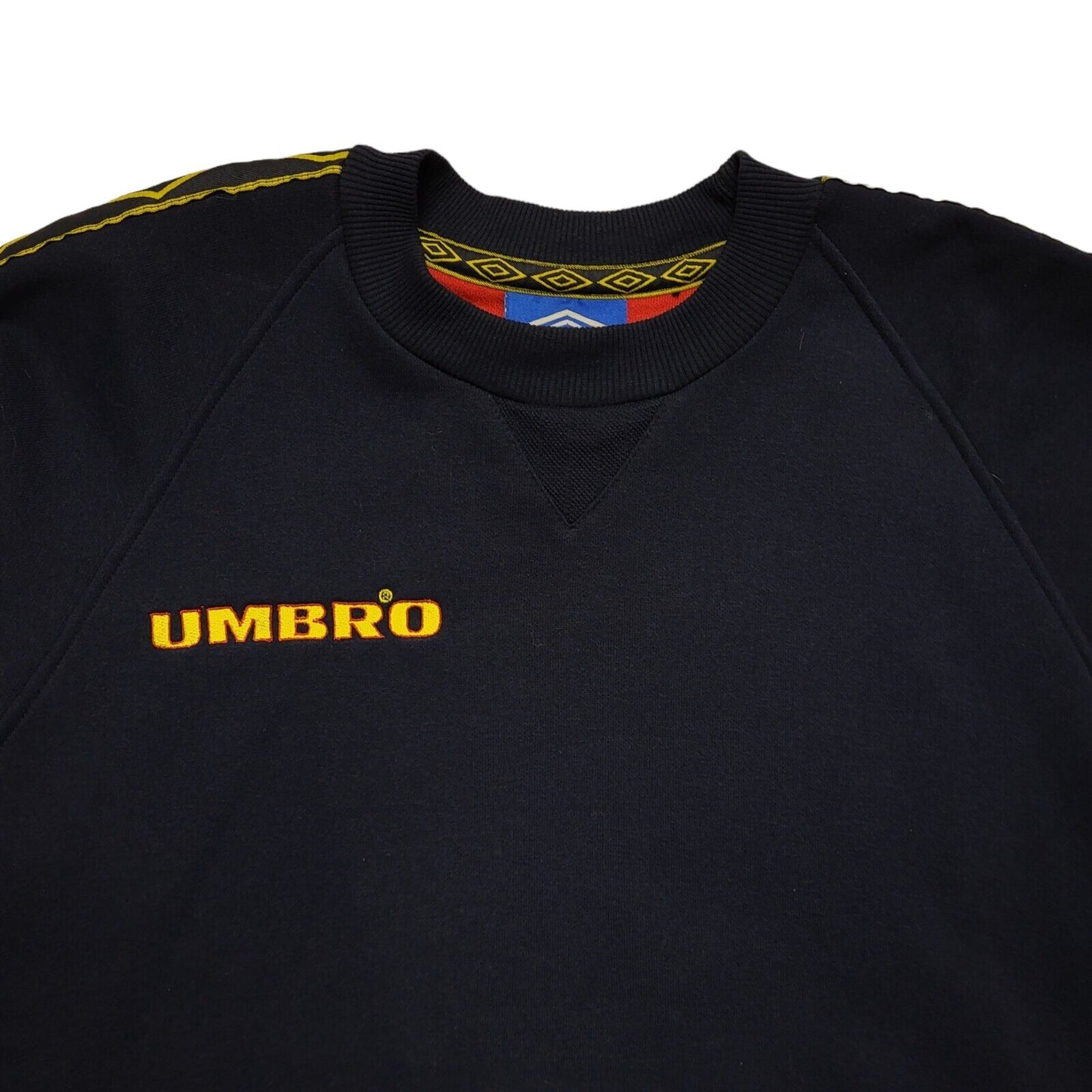 Unbro Pro Training Navy Blue Vintage 90s Sweatshirt Uk Men's Size XL