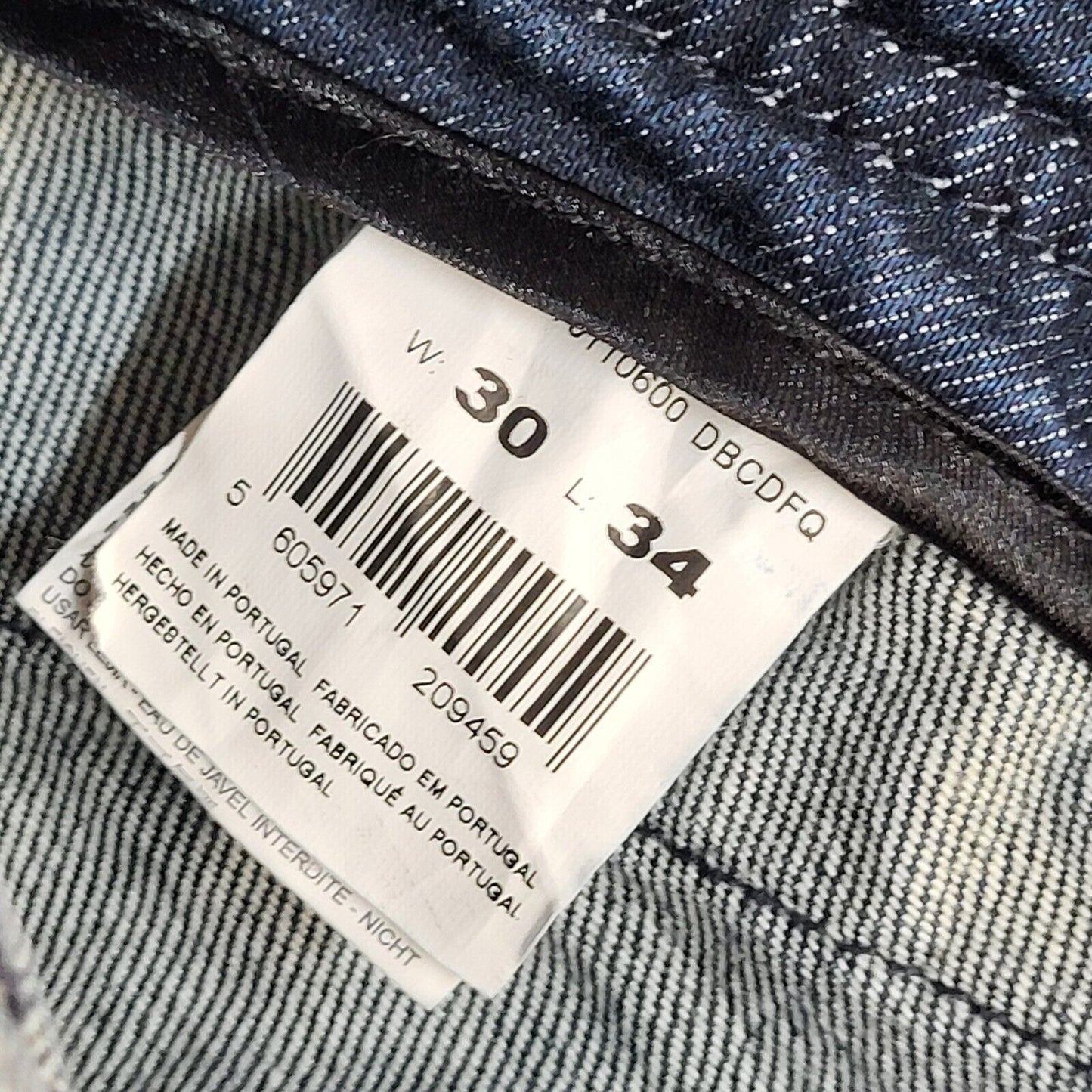 1St Level 90s Blue Straight Leg Denim Jeans Uk Men's Size S W30 L34