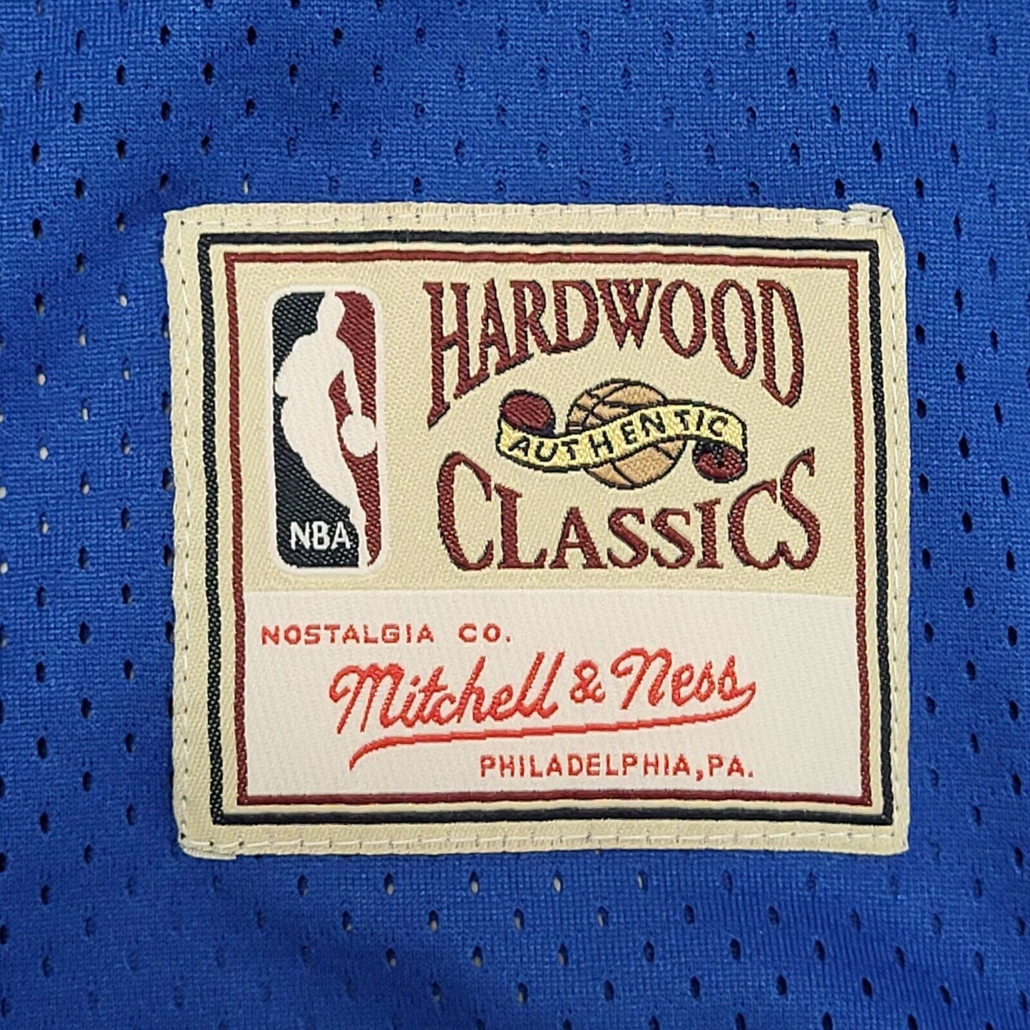 Mitchell & Nebb Los Angeles NBA Basketball Jersey Blue NO.44 West Mens XL