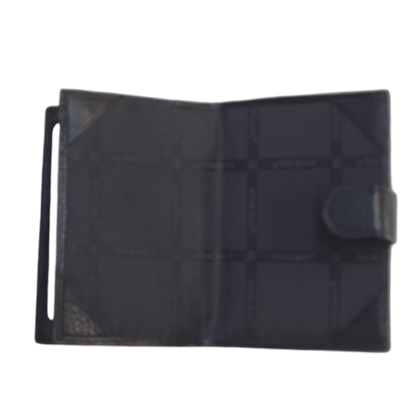 Wanlima Black Leather Wallet Uk Men's Size 5.5" x 4"