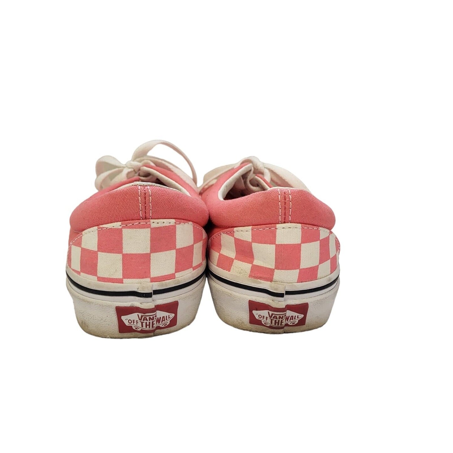 Vans Pink & White Lace-up Sports Casual Trainers Uk Women's Size 5
