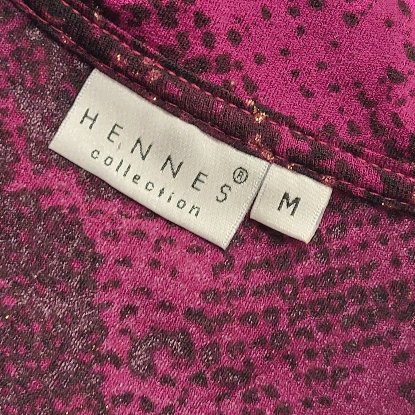Hennes 90s Vintage Purple Long Sleeve Blouse Uk Women's Size Medium