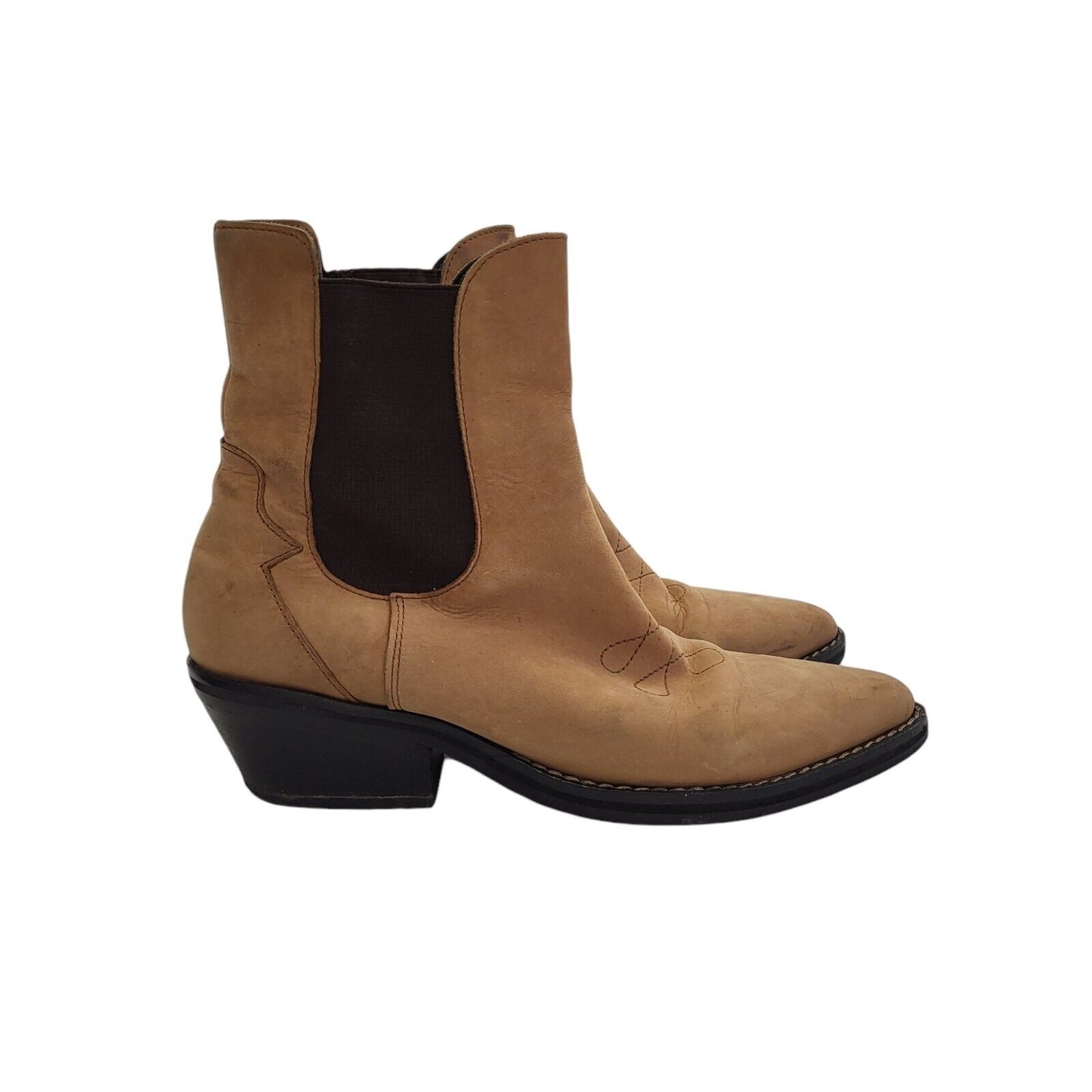 Superdry Brown Suede Leather Boots Uk Women's Size 5