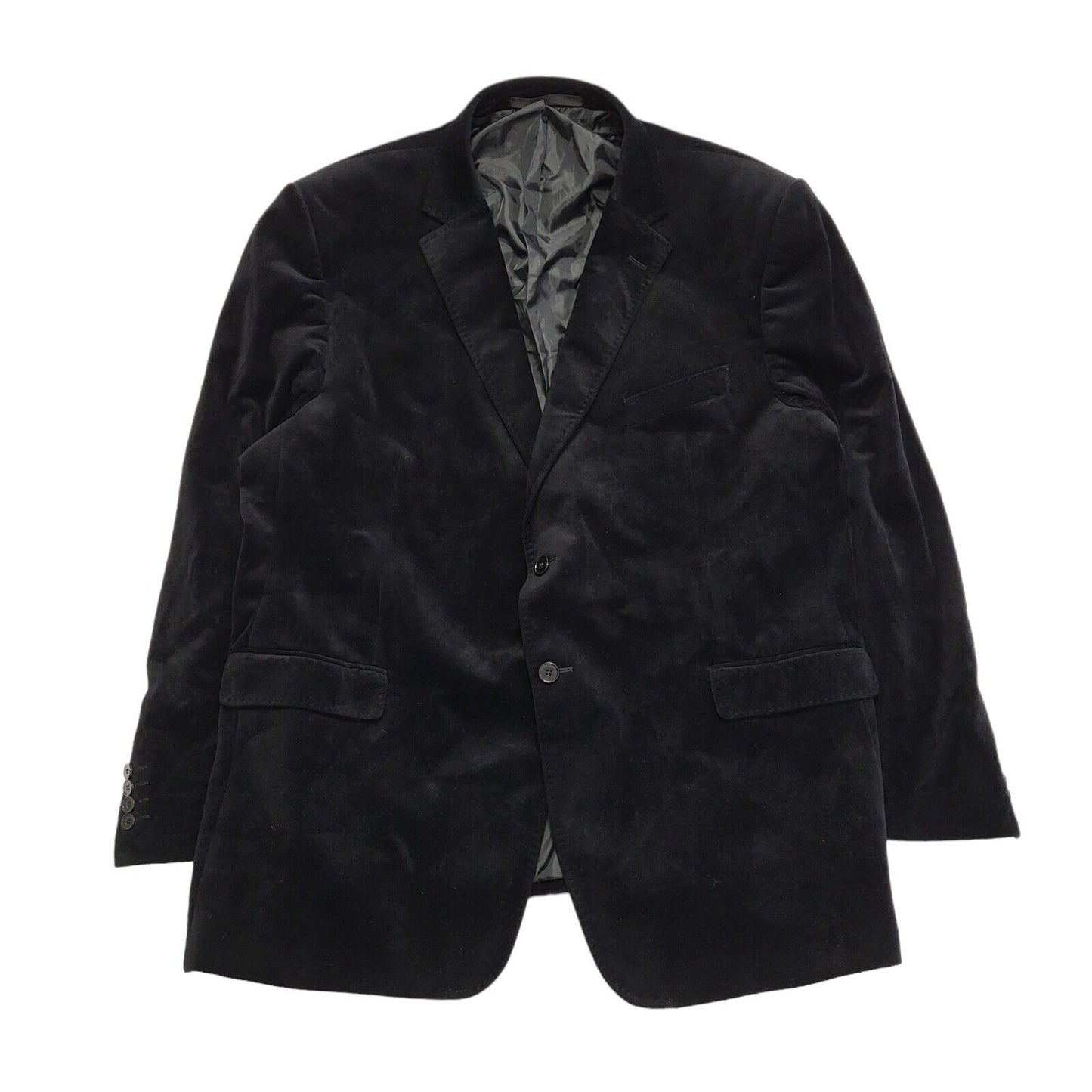 M&S Men Y2k Black Suit Jacket Uk Men's Size 2XL 48"