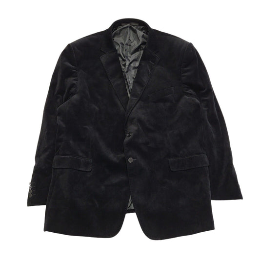 M&S Men Y2k Black Suit Jacket Uk Men's Size 2XL 48"