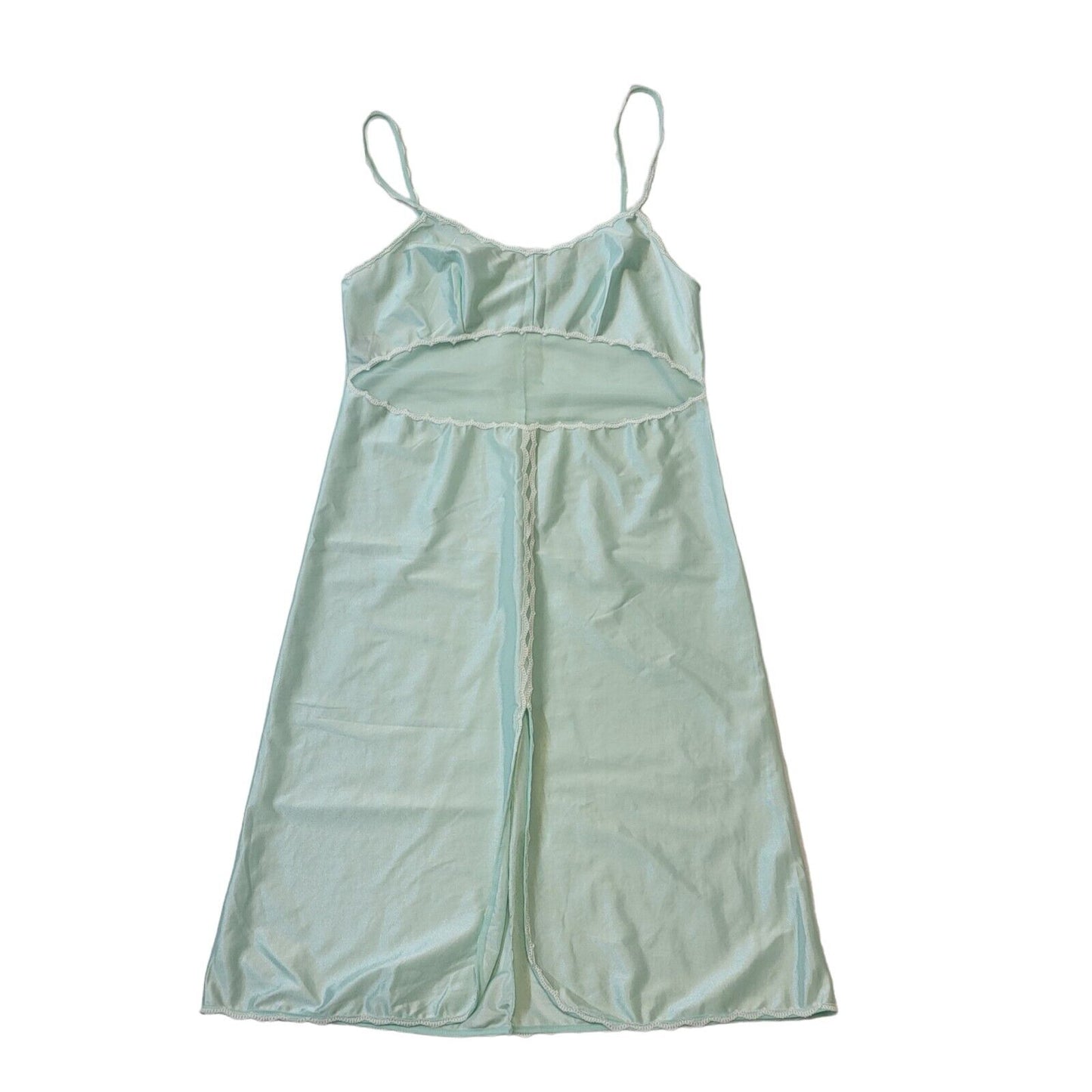 Pippa Dee 60s Vintage Light Pale Green Slip Dress Women's Size Small